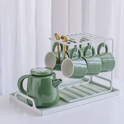 Nordic Tea Pot Set Sustainable Porcelain Japanese Tea Pots and Stoneware Cups