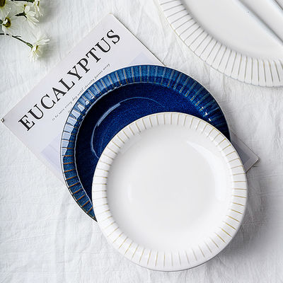 Sustainable 2023 Kiln Blue Porcelain Dinner Sets for Restaurant Dining Experience