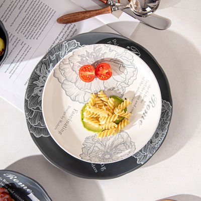 Ceramic Dinner Set 72 Pcs Porcelain Dinnerware Jogo De Jantar Tableware 2024 Design Rome