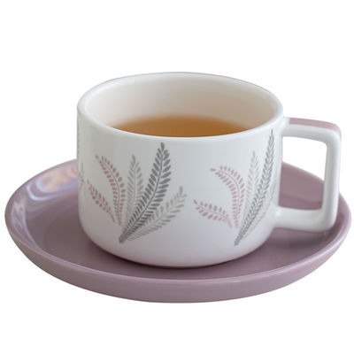 Porcelain Floral Tea Set Ceramic Tea Cups Saucers Mugs Coffee Set With 250ml Volume