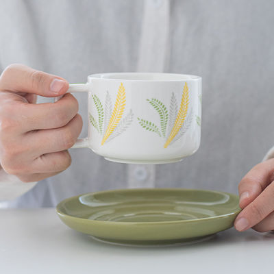 Porcelain Floral Tea Set Ceramic Tea Cups Saucers Mugs Coffee Set With 250ml Volume