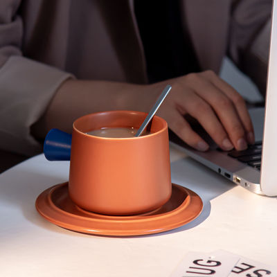320ml Porcelain Tea Cup And Saucer Set In Box Sustainable Ceramic Coffee Mug With A Saucer