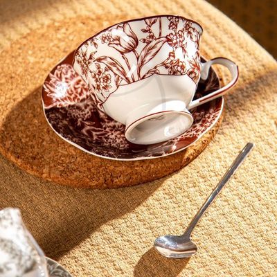 Ceramic Mugs Coffee Cups Hand Pinched Irregular Flower Milk Tea Cup Oatmeal Breakfast Mug Drinkware Kitchen For Afternoon Tea Business Gift Giving