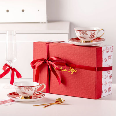 2 Person Decoration Ceramic Tableware Set With Under Glazed Technique